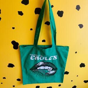Eagles Graphic Tote • Green Streetwear Bag Sustainable Game Day